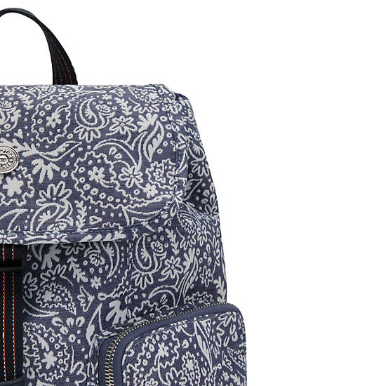 Kipling Anto Woodstock Sırt Çantaları Beyaz Mavi | TR 1676SG